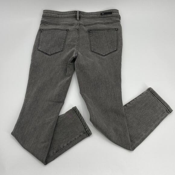 PILCRO by Anthro Jeans Serif Mid-Rise Skinny Grey Pants Womens Size 29P Stretch - Picture 2 of 10